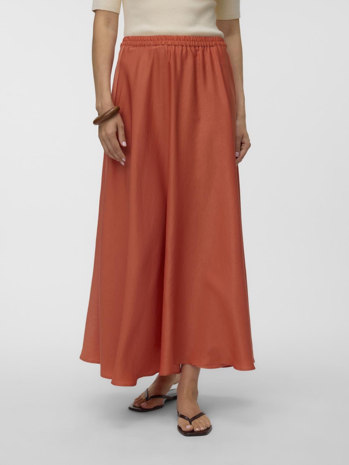 VMMIRA Long Skirt - Langoustino - VERO MODA & VILA Bergvik